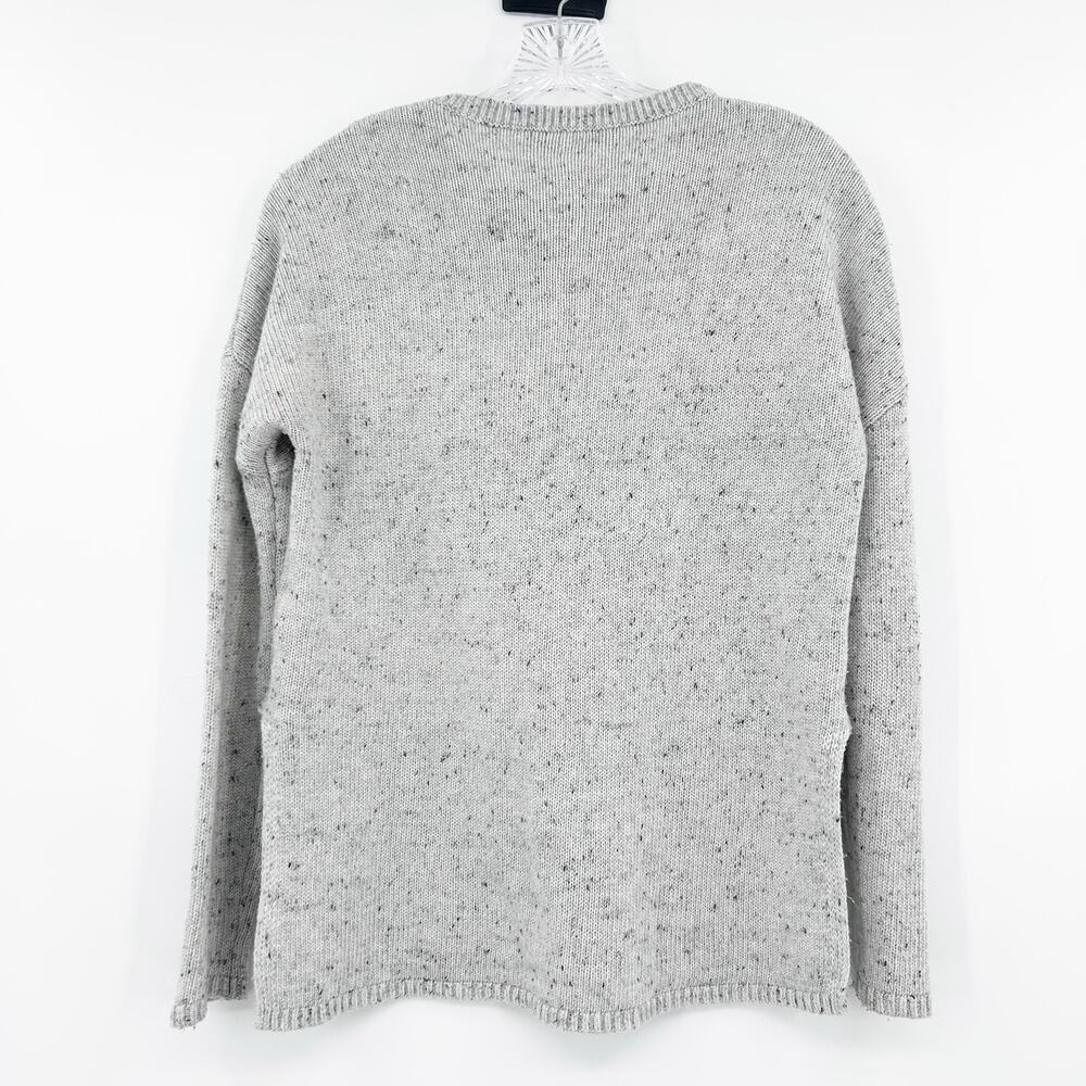 & Other Stories Speckled Wool Blend Crewneck Sweater Gray XS Scandinavian Nordic - Picture 9 of 11
